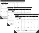 AT-A-GLANCE Desk Calendar 2023, Office Desk Pads, Monthly, 21-3/4" x 17", Large, Ruled Blocks, 3 Pack (AZSK2400)